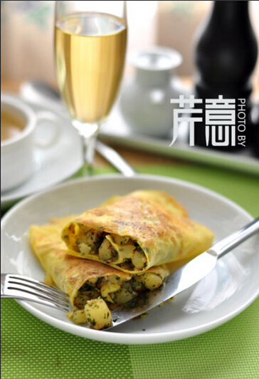 如何在家自制土豆煎蛋卷