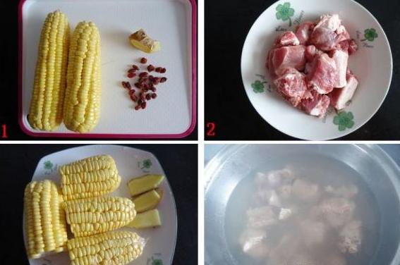 玉米棒炖排骨