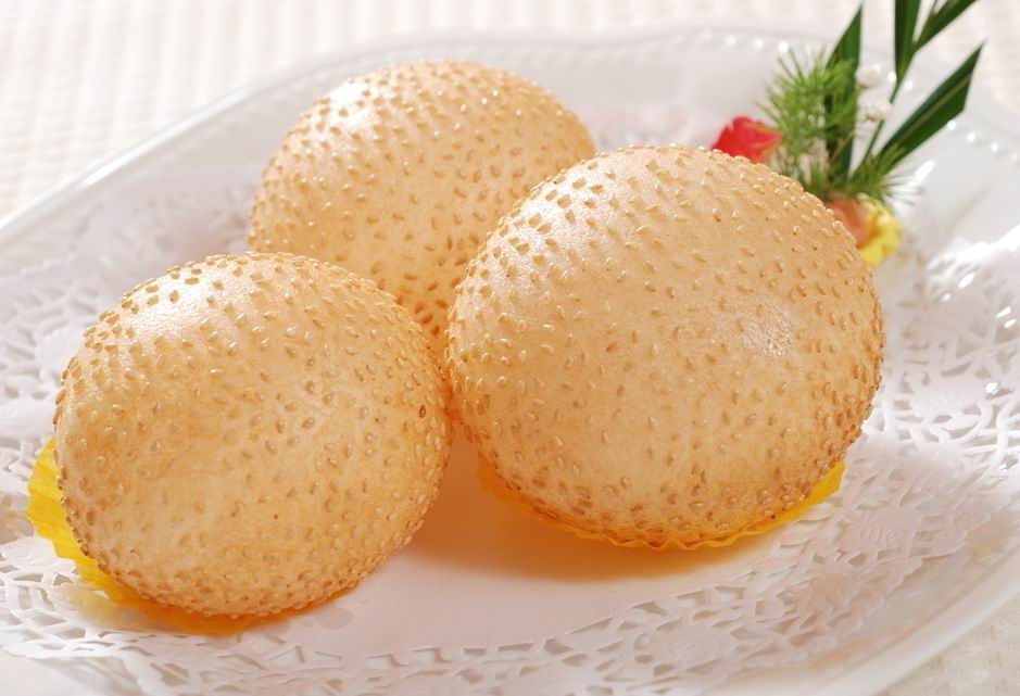 水晶麻团的做法