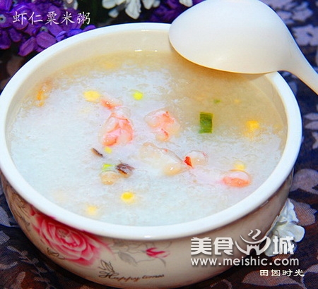 虾仁粟米粥