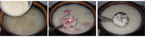 瑶柱沙虫粥步骤5