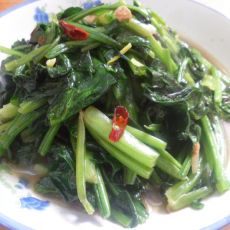 炒菠菜的做法