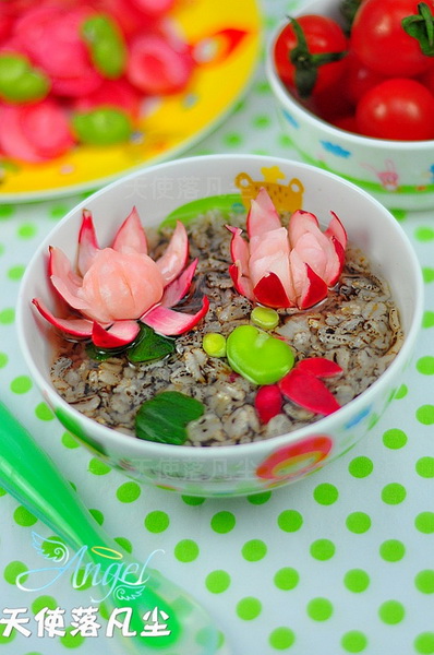 鱼戏莲黑燕麦粥