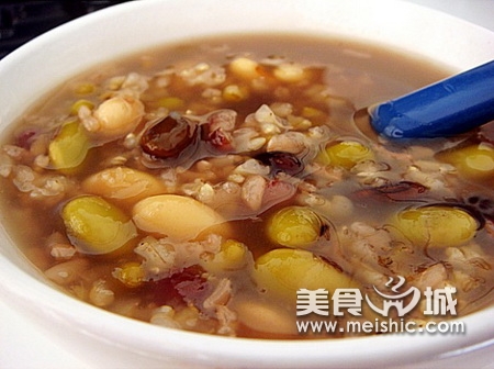 自制五色豆粥