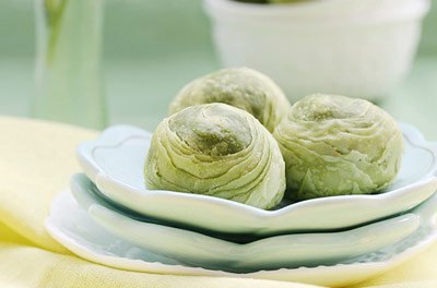 抹茶奶黄酥的做法