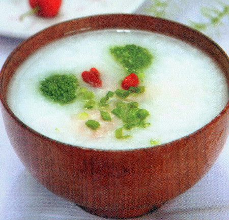 鲈鱼西蓝花粥