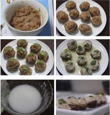 酿菇盒怎么做