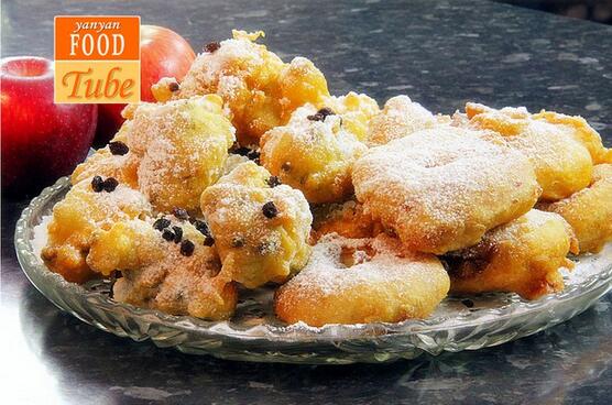 Olliebollen & Apple Flappen 荷兰新年小吃做法