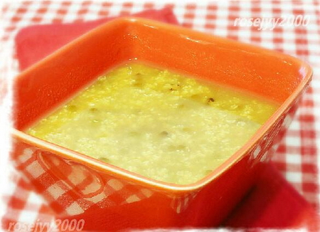 小米玉米绿豆粥的做法