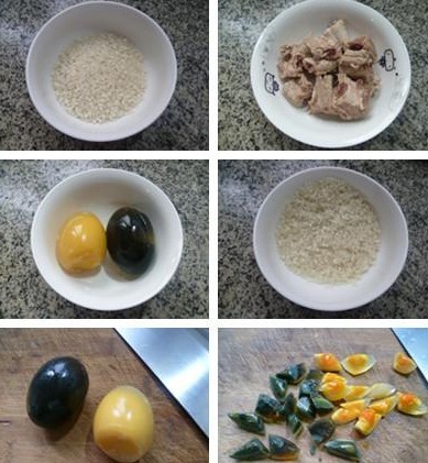 皮蛋排骨粥