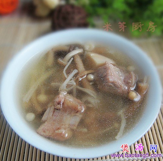 菌菇排骨汤
