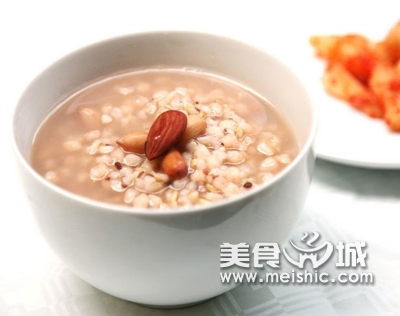 桑叶菊花杏仁粥的做法
