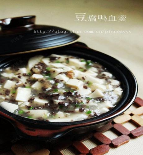鸭血豆腐羹