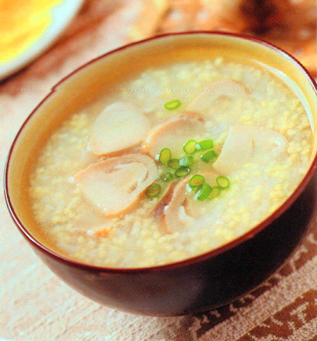 草菇小米粥