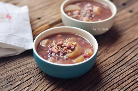 红豆莜麦粒粥