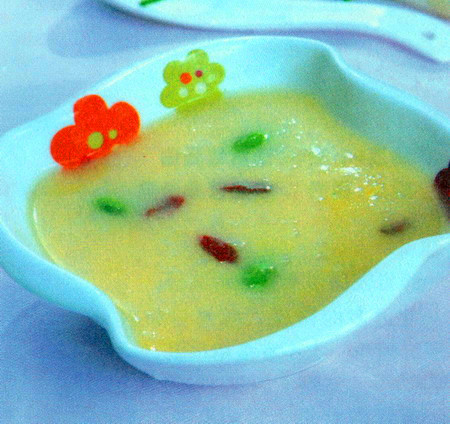 毛豆玉米粉粥