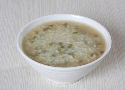 生梨绿豆粥
