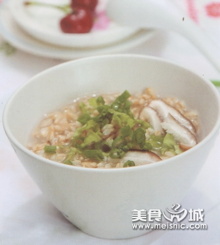 香菇燕麦粥