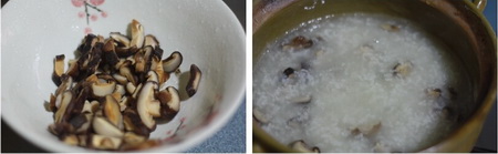 香菇猪肝粥做法步骤5-6