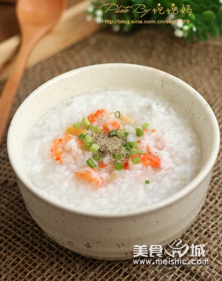 文蛤干贝鲜虾粥的做法