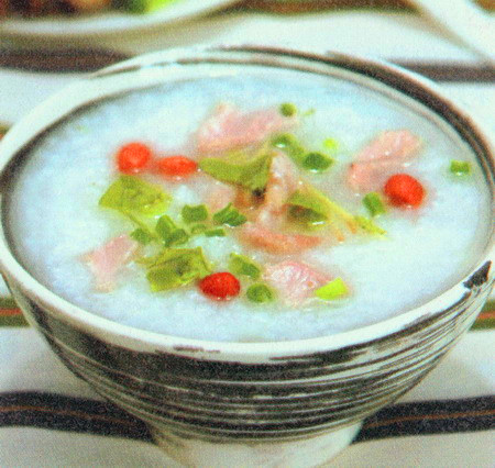 花生带鱼粥
