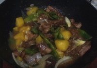 土豆芸豆炖排骨的做法