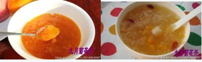 银耳莲籽果酱羹步骤3-4