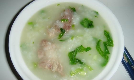 生菜排骨粥