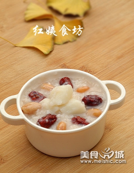 红枣花生粥