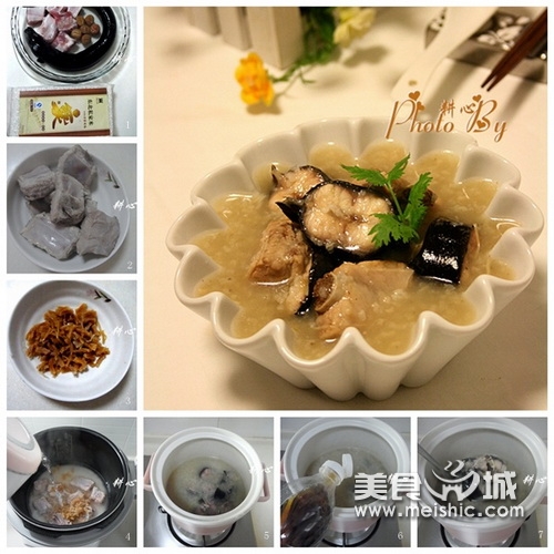 白鳝瑶柱排骨粥做法步骤1-7