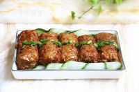 豆腐衣肉末卷的13步制作方法