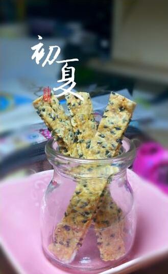 咸味海苔芝麻香脆棒的制作教程