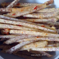零食---香辣香芋酥的多图做法