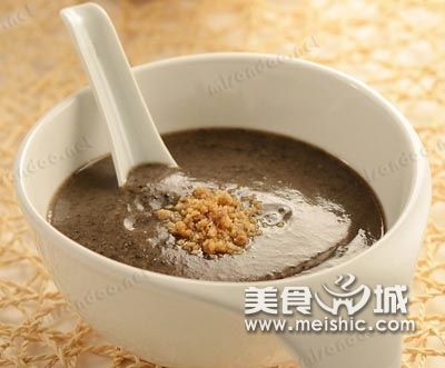 核桃芝麻糊的做法