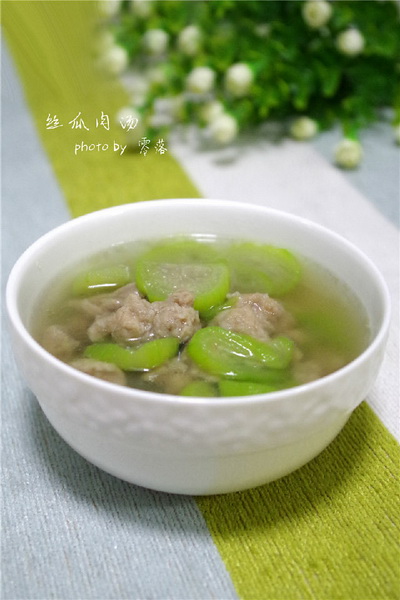 (图)丝瓜肉汤