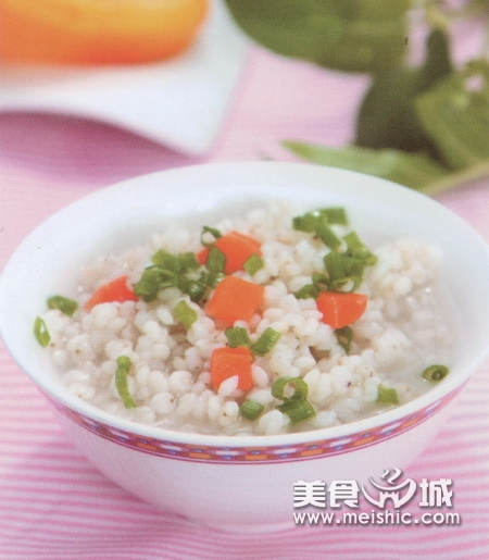 高梁胡萝卜粥