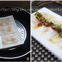 蒸虾肠粉的5步做法