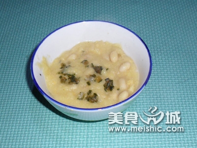 玉米面豆粥