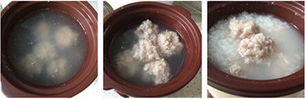 土豆泥肉圆粥做法步骤3
