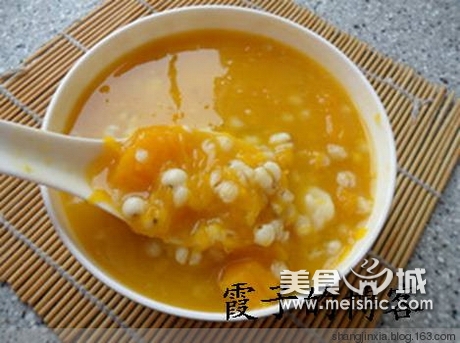 南瓜麦仁薏米饭