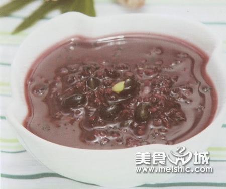 三黑白糖粥