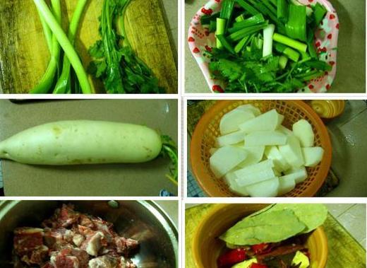 香辣萝卜炖排骨