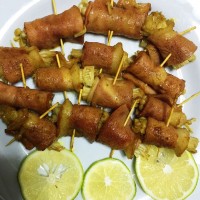 培根卷金针菇的家常做法