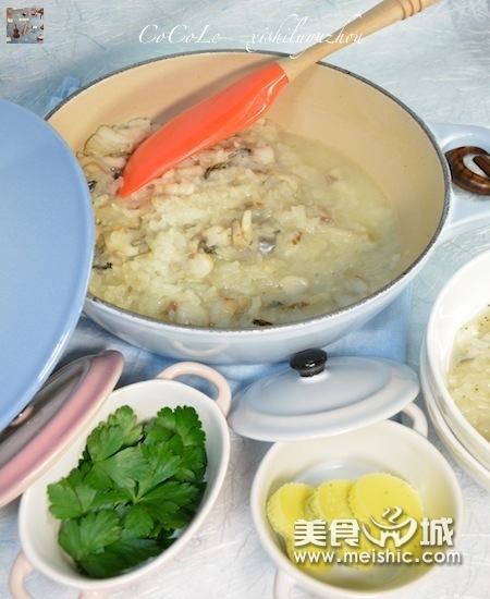 西式鲈鱼粥