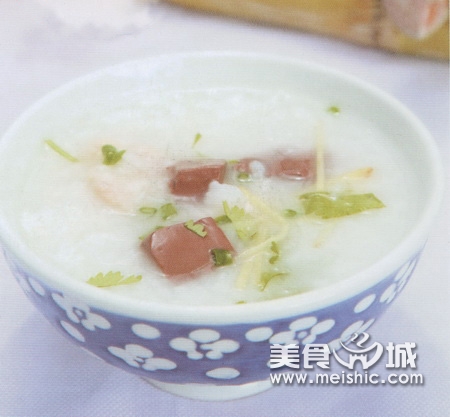 猪血黄鱼粥