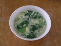 菠菜鸡蛋汤的做法