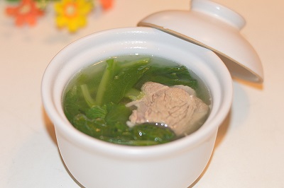 小白菜排骨汤