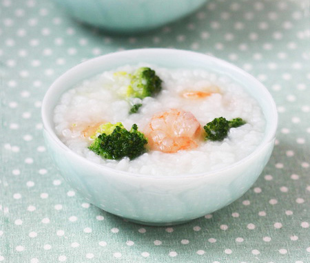 虾仁砂锅粥