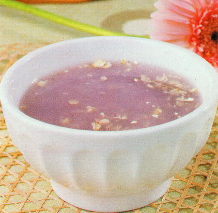芝麻麦片粥