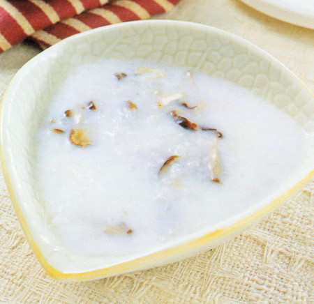 (1)香菇瘦肉粥